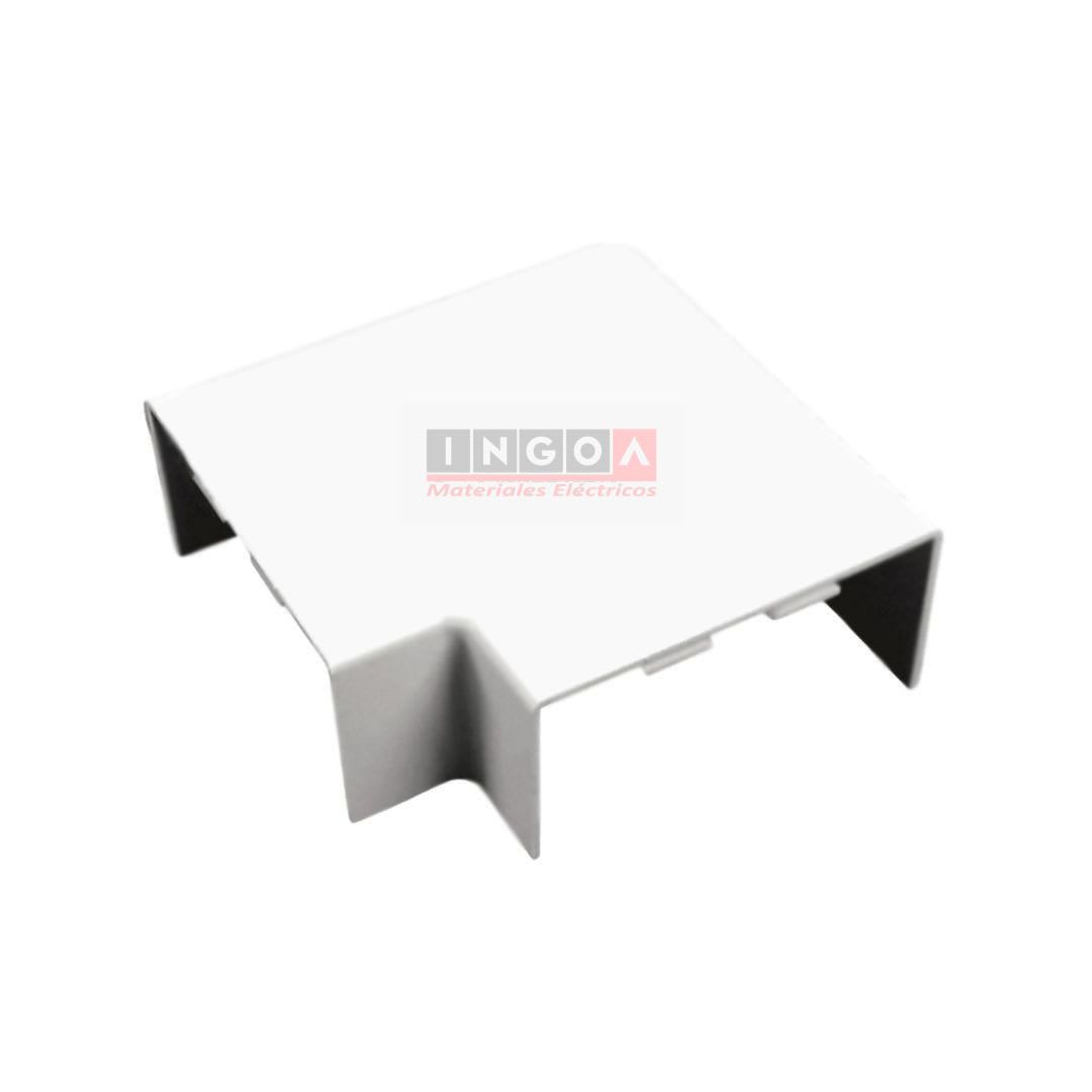 Angulo Plano 90° Para Canaleta PVC 100X50MM - Vista 3