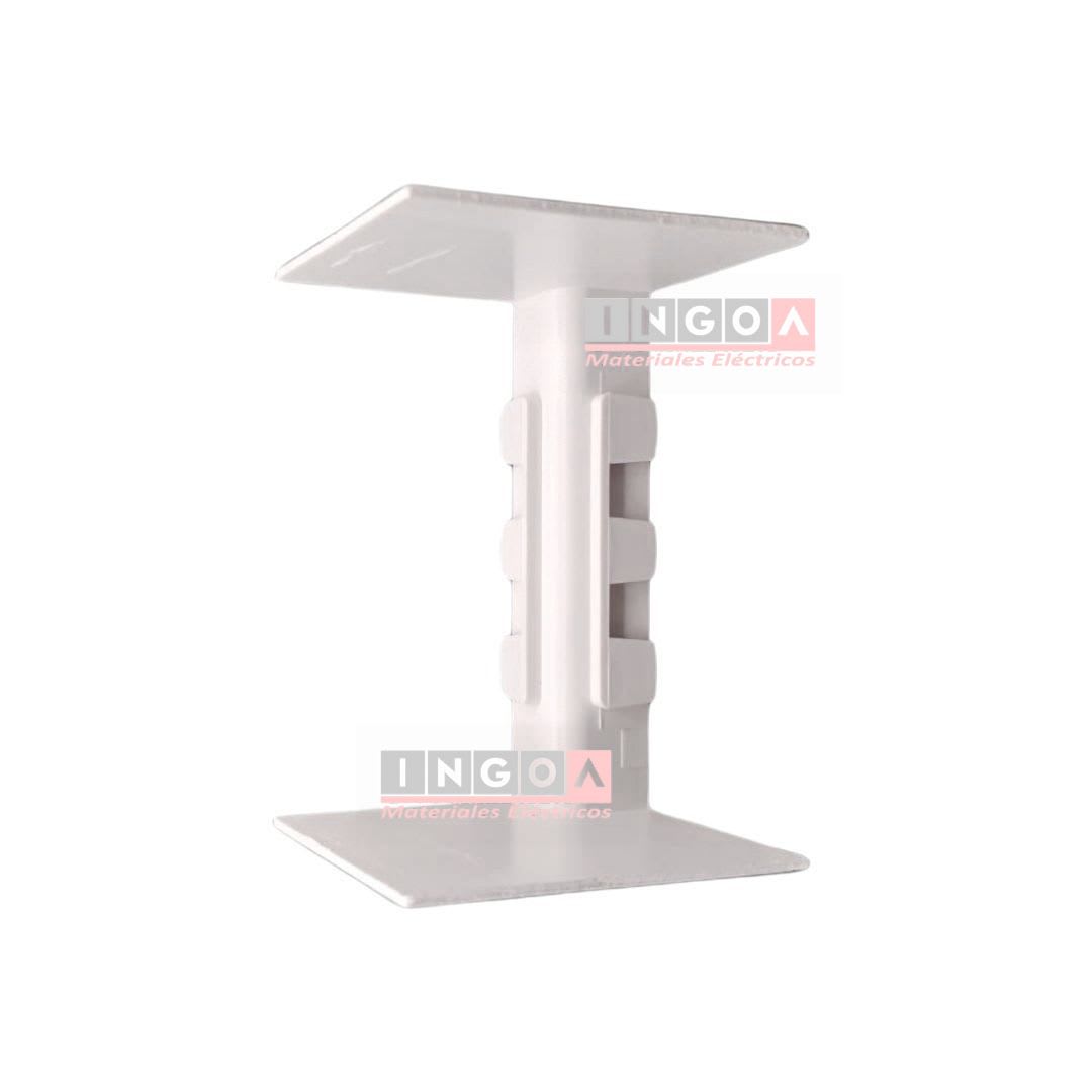 Angulo Interior Para Canaleta PVC 100X50MM - Vista 2