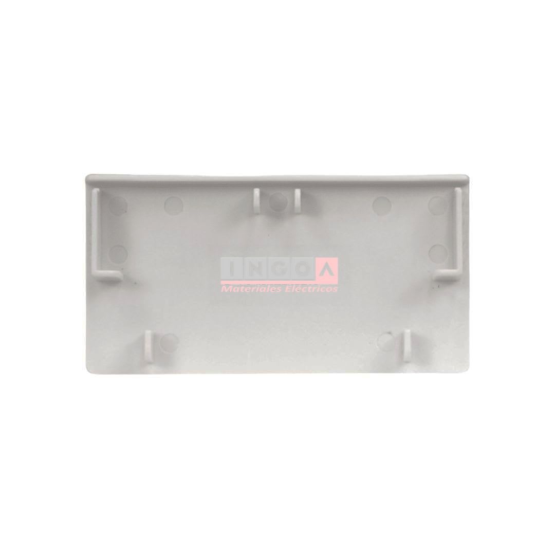 Tapa Final Para Canaleta PVC 100X50MM Terminación Plana2