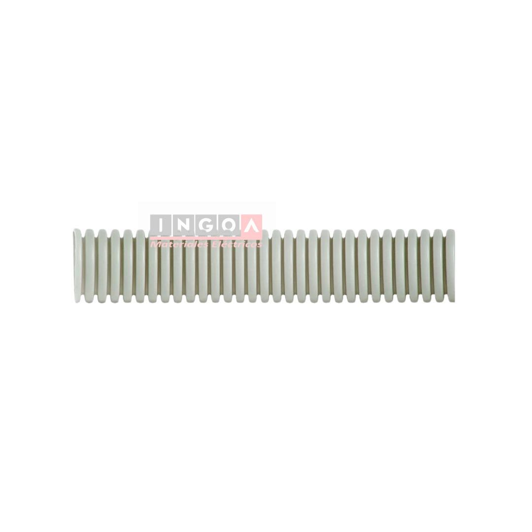 Tuberia Flexible Libre Halogeno 25mm Gris Rollo de 25 Mts4