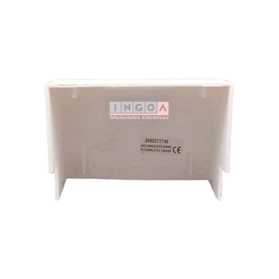 Angulo Exterior Para Canaleta 100X50MM2