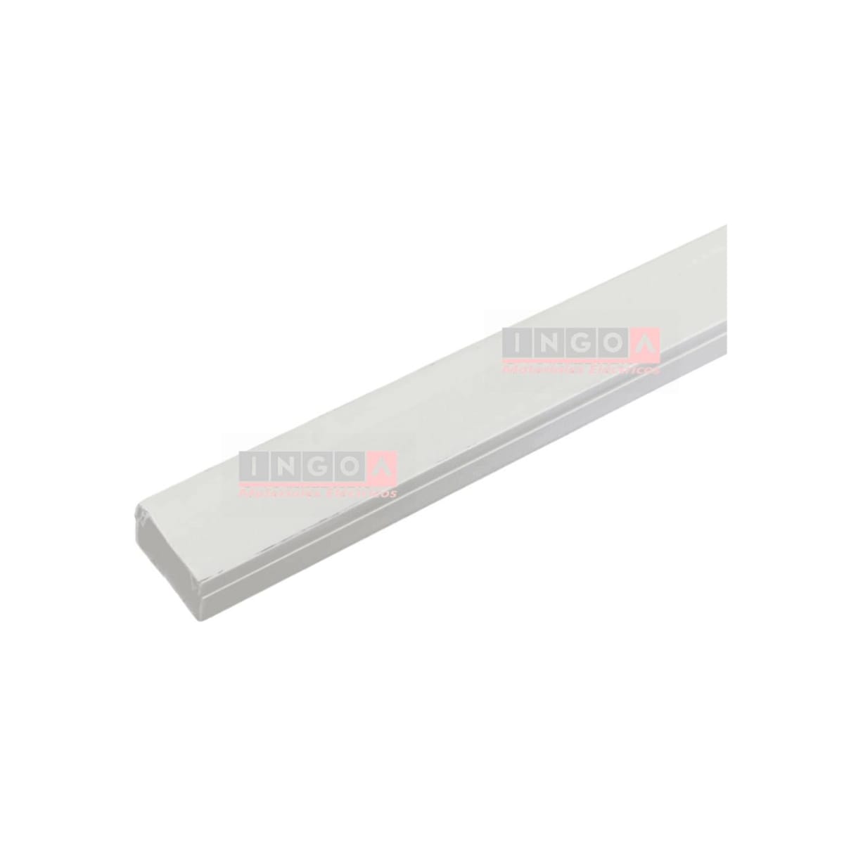 Canaleta PVC Blanca DLP 20X10MM X 2MTS Con Adhesivo - Vista 2