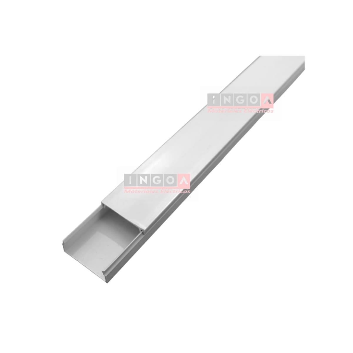 Canaleta PVC Blanca DLP 20X10MM X 2MTS Sin Adhesivo - Vista 3