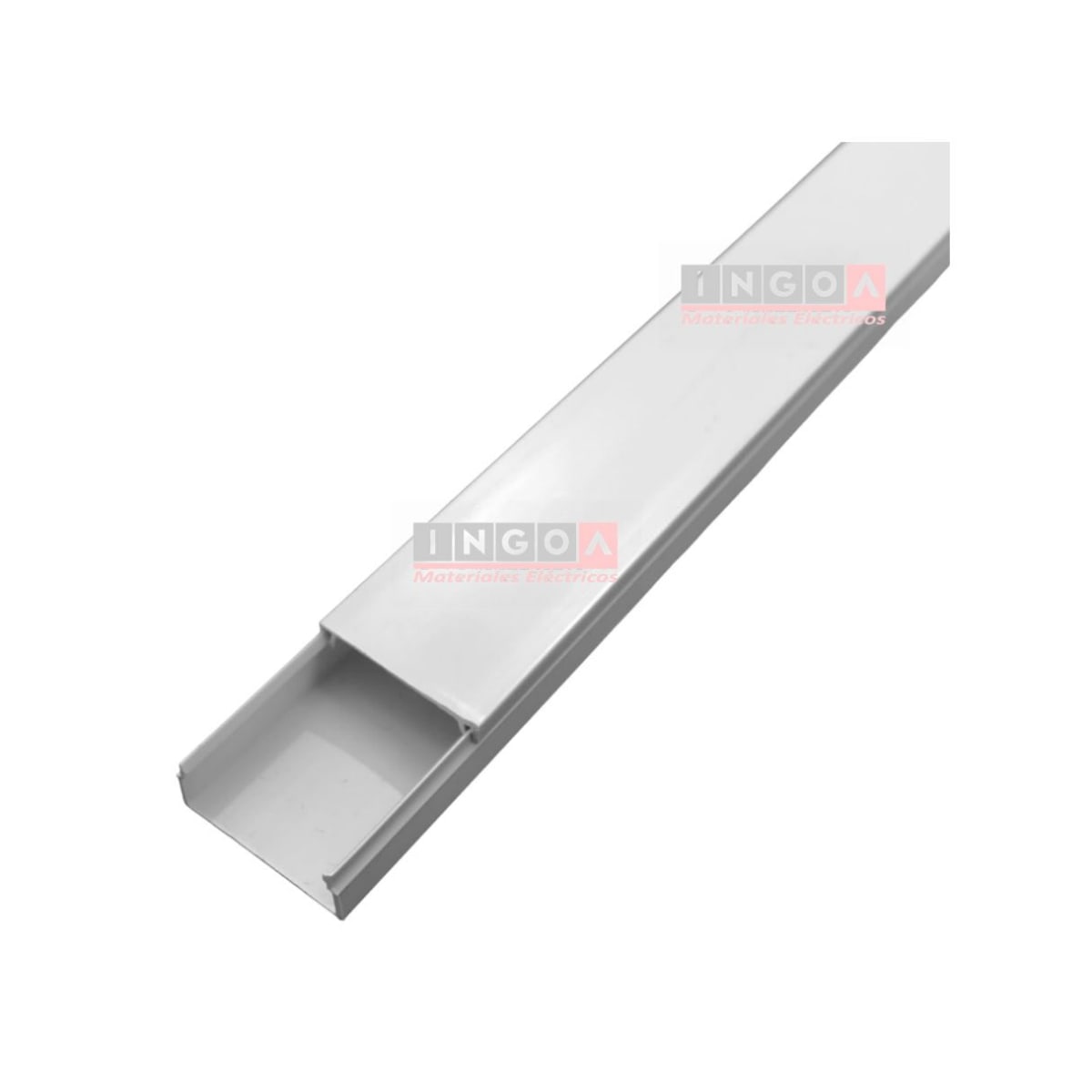 Canaleta PVC BLANCA DLP 40X16MM X 2MTS - Vista 3