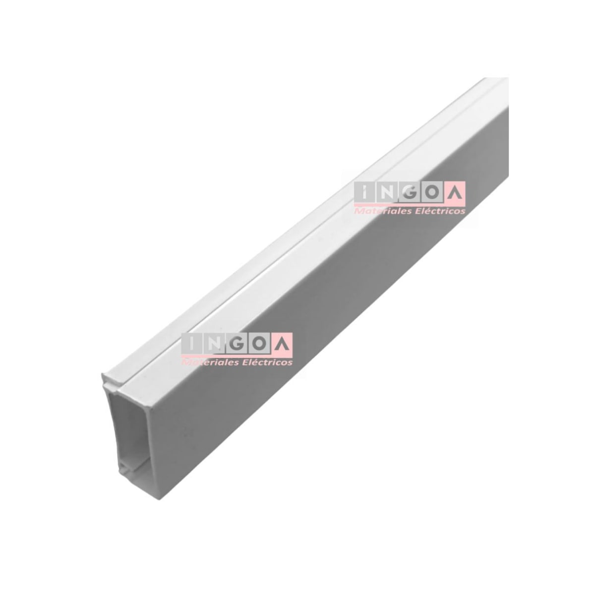 Canaleta PVC BLANCA DLP 40X16MM X 2MTS - Vista 4