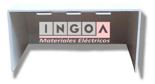 Tapa Final Para Canaleta PVC 100X50MM Terminación Curvada - Vista 3