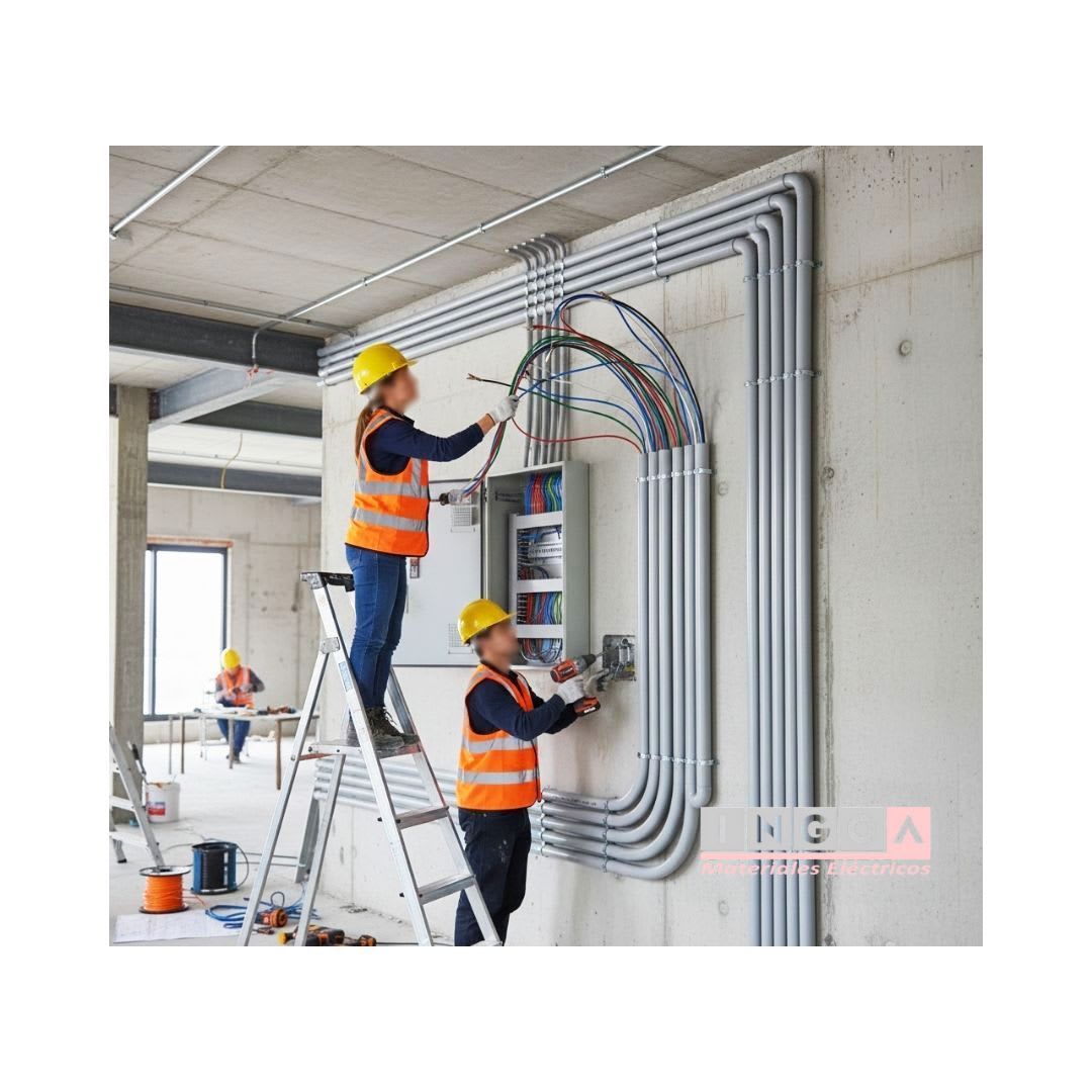 Tuberia Conduit Libre Halogeno 32mm Gris x 3 Mts5
