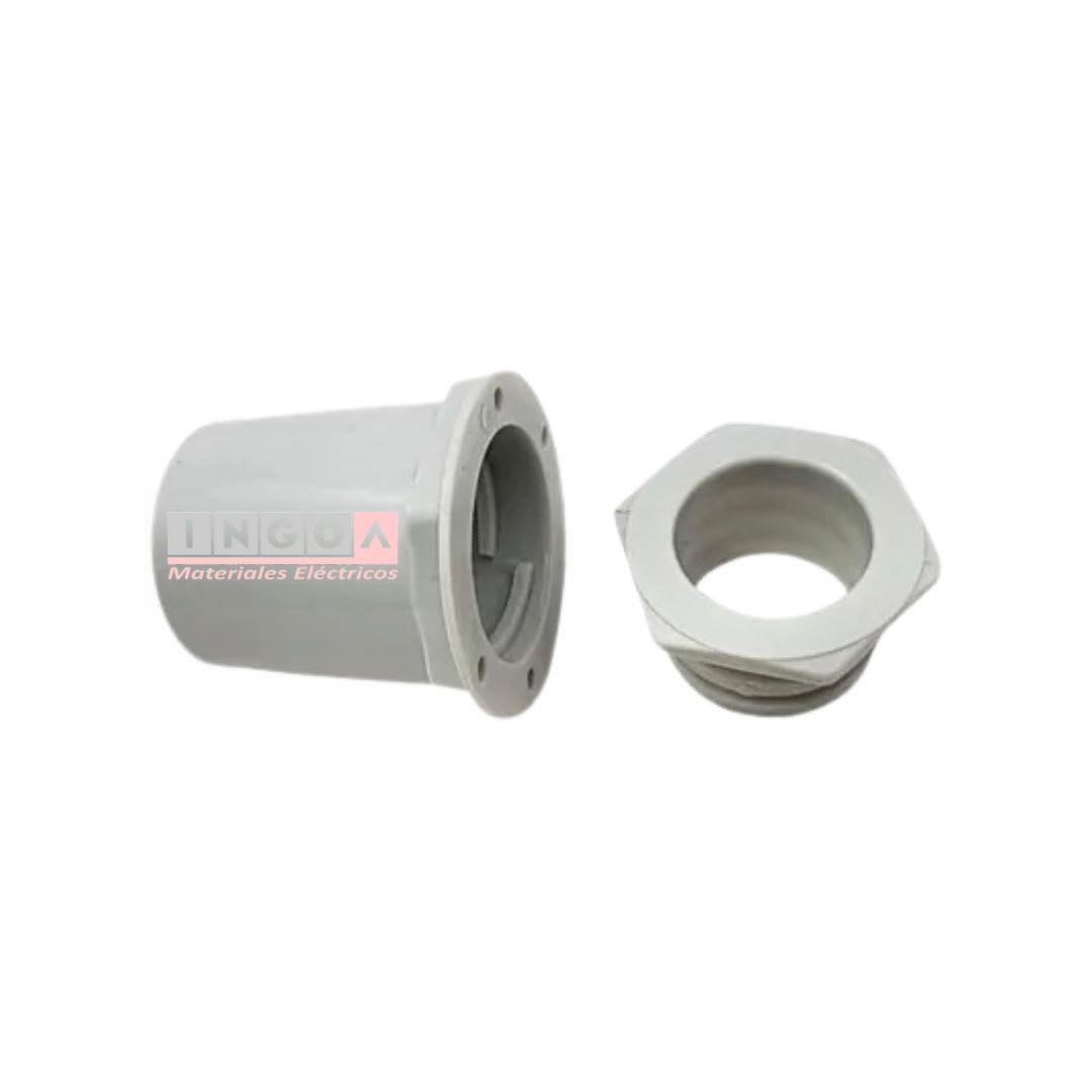 Salida de Caja Para Tuberia Libre Halogeno 25mm Miniatura 5