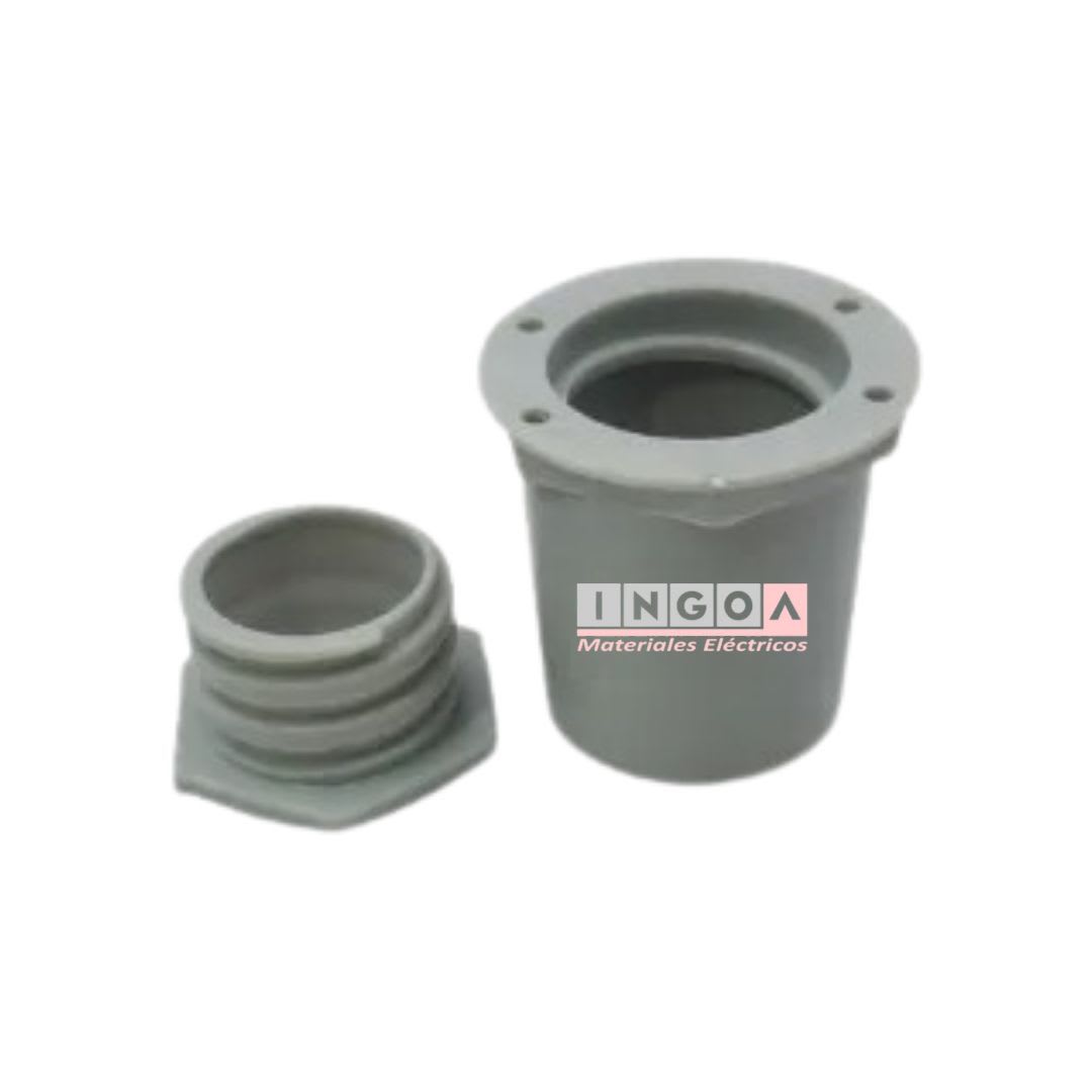 Salida de Caja Para Tuberia Libre Halogeno 25mm Miniatura 7