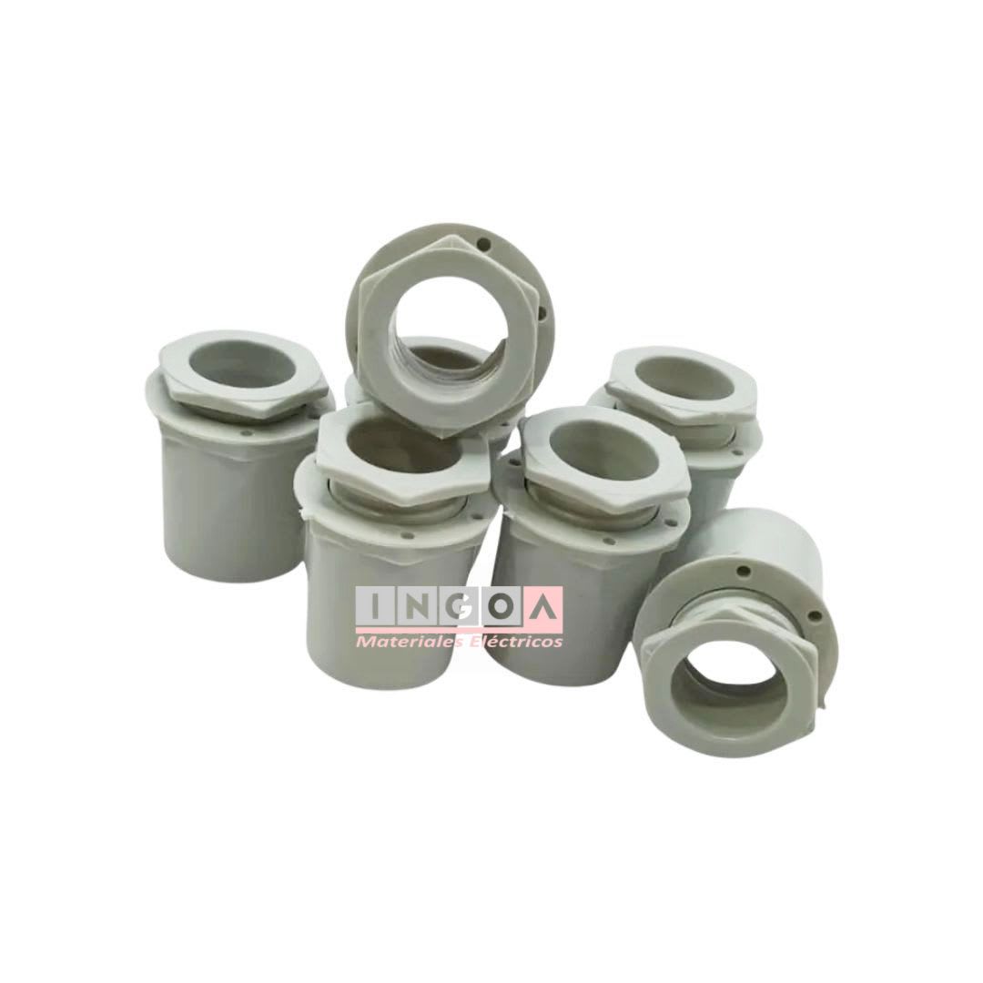Salida de Caja Para Tuberia Libre Halogeno 25mm Miniatura 8