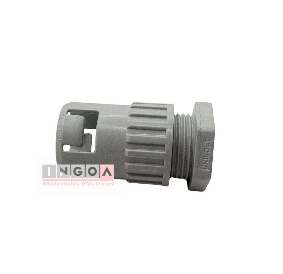 Salida de Caja Para Tuberia Corrugada G. Libre Halogeno 25mm2
