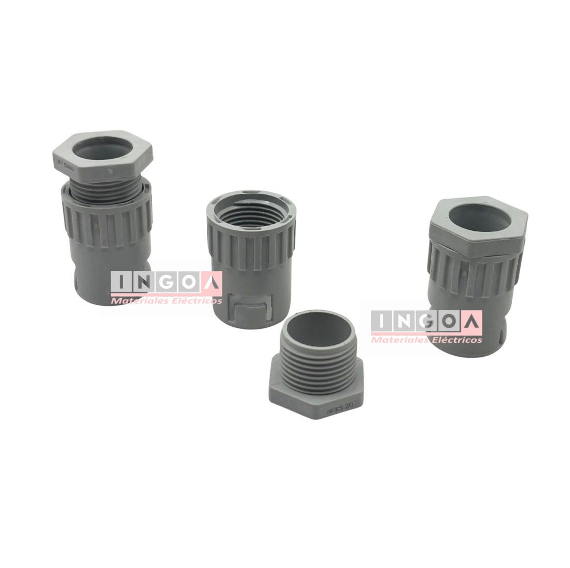 Salida de Caja Para Tuberia Corrugada G. Libre Halogeno 32mm5