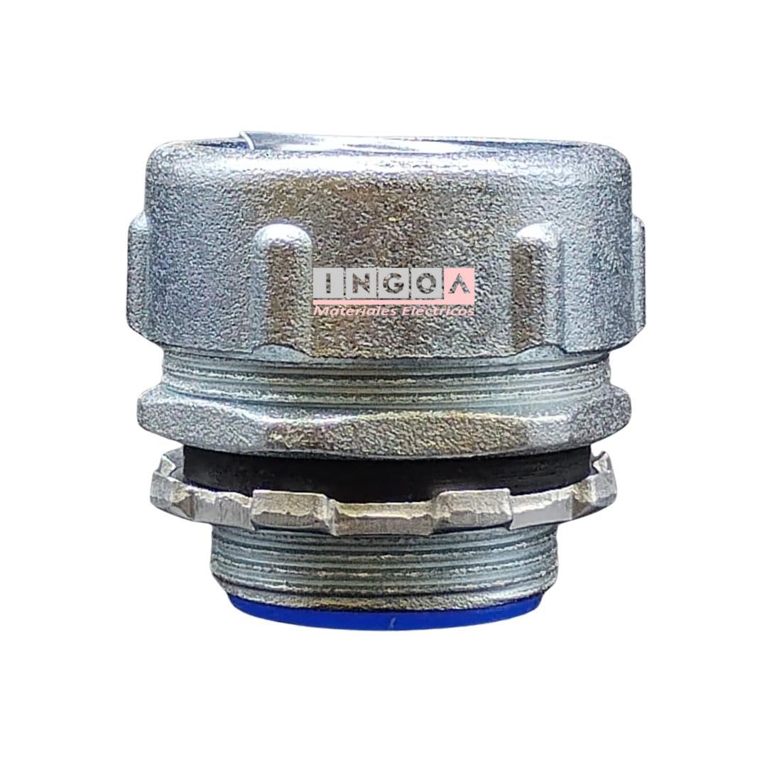 Conector Recto 32MM Para Tubo Flexible - Vista 3