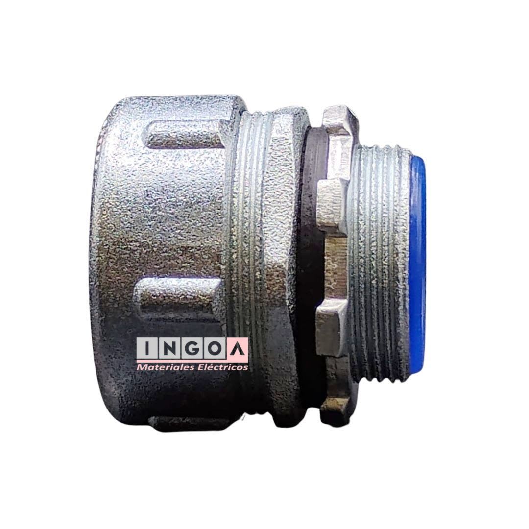 Conector Recto 32MM Para Tubo Flexible 4