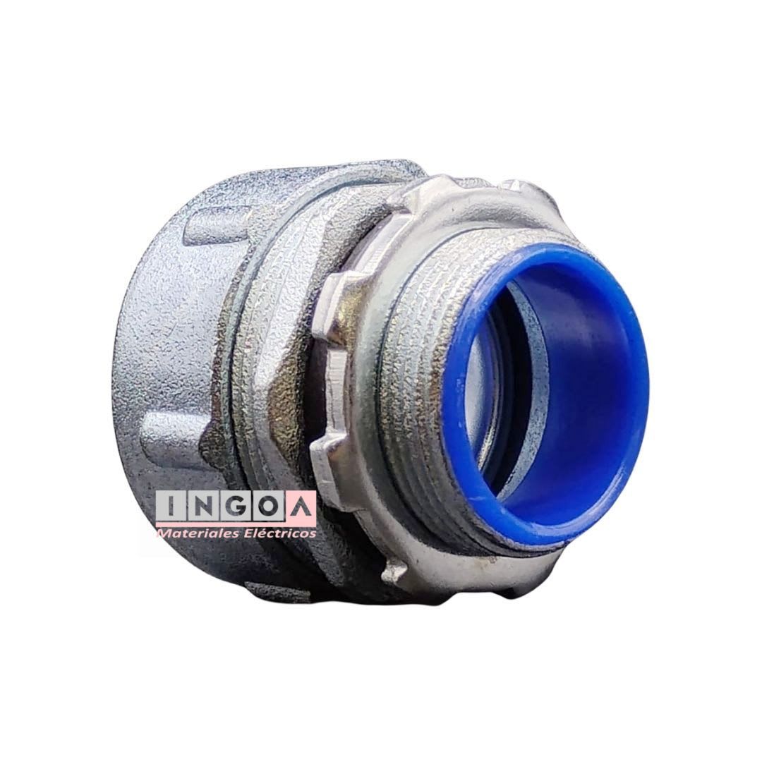 Conector Recto 32MM Para Tubo Flexible 6