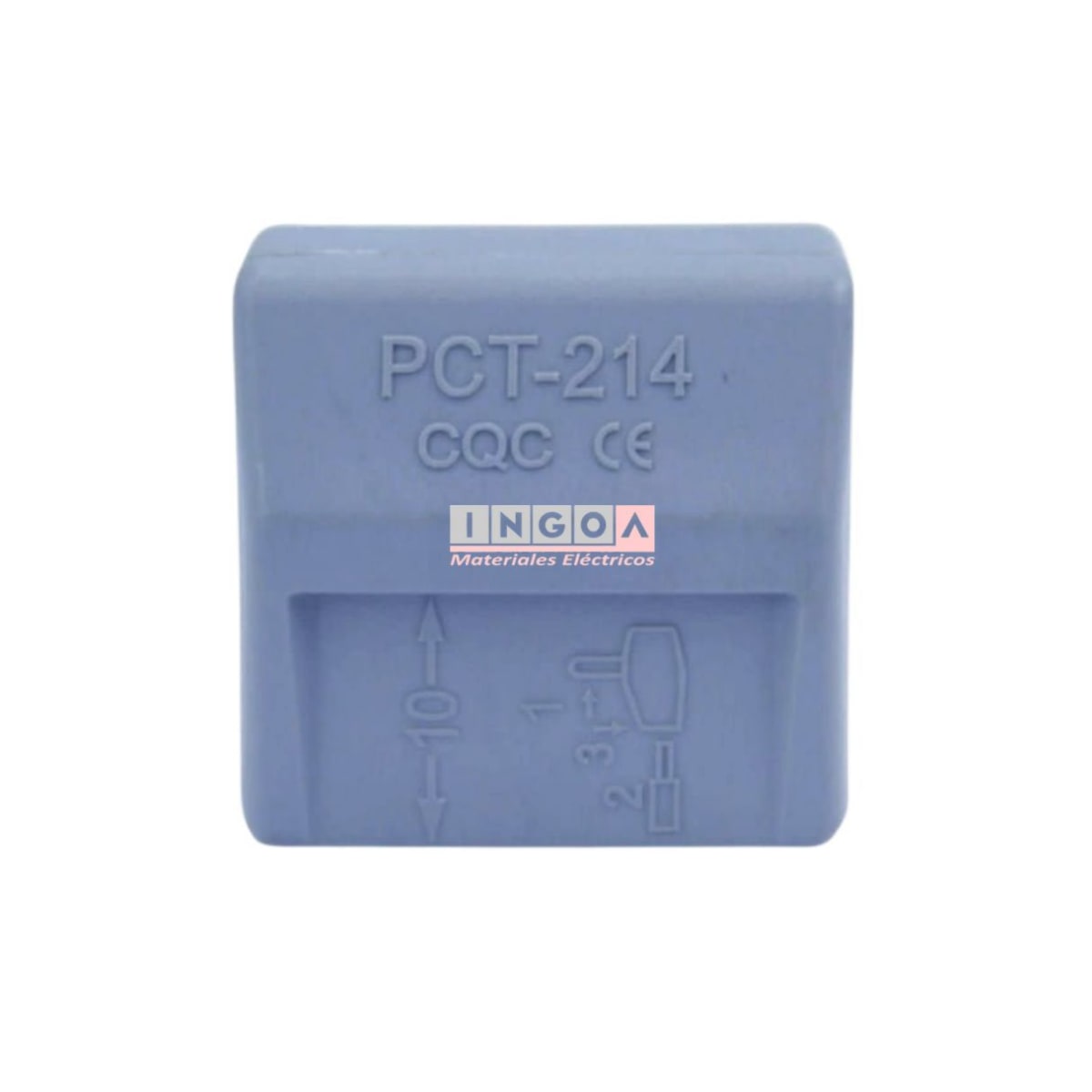 Conector Rapido Clip Wago 0.8-4mm2 32A 4 Vías (25un)8