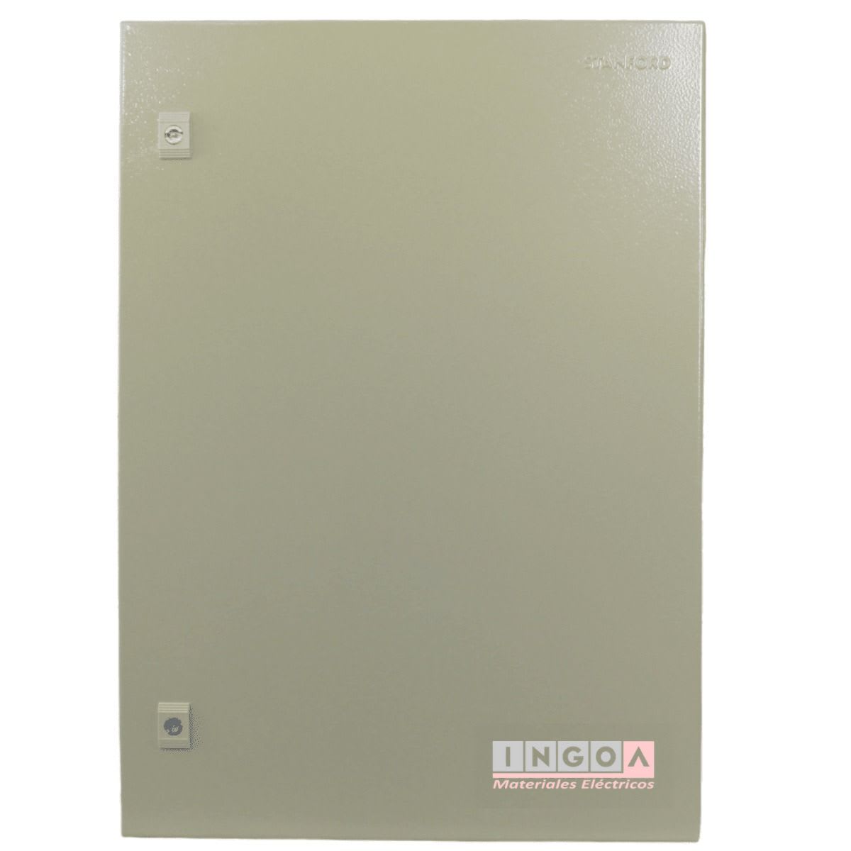 Gabinete Tablero Metalico 700x500x250 C/Chasis 80Mod IP65 Ral 7032 - Vista 4
