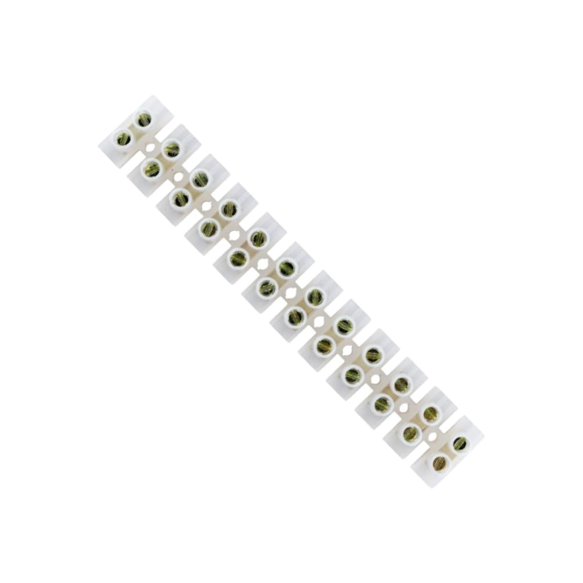 Regleta de Conexion Plastica Blanca 6mm 5A 12 Polos 0