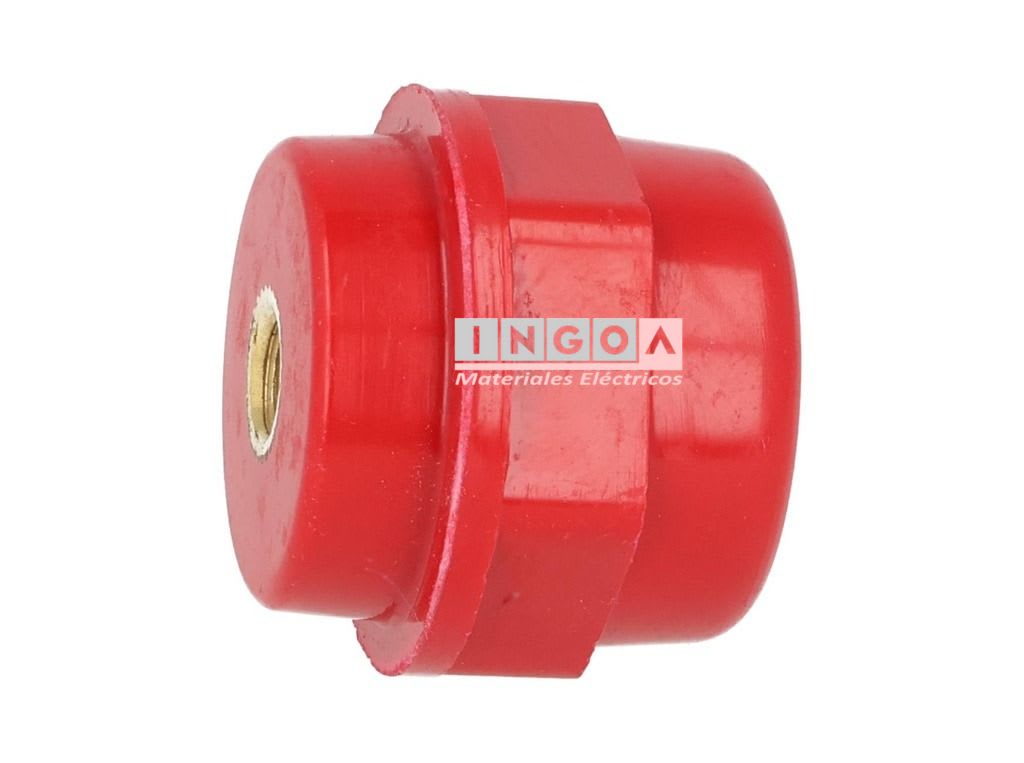 Aislador Tipo Barril 25/30 X25 M6 600v Rojo3