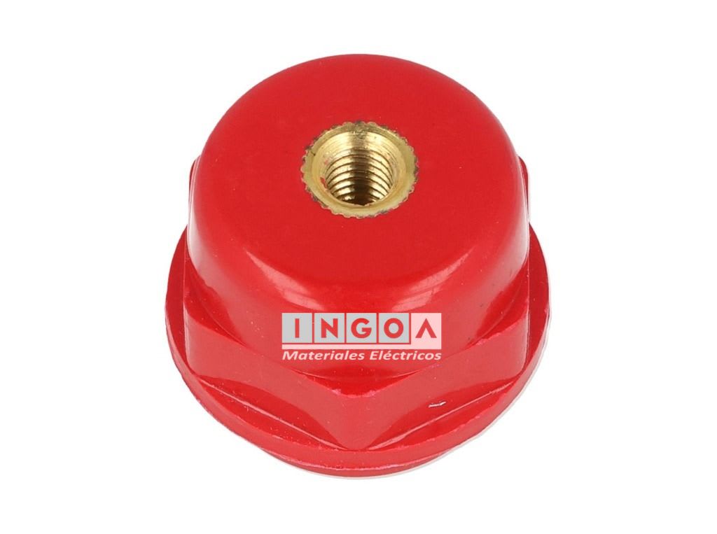 Aislador Tipo Barril 25/30 X25 M6 600v Rojo4
