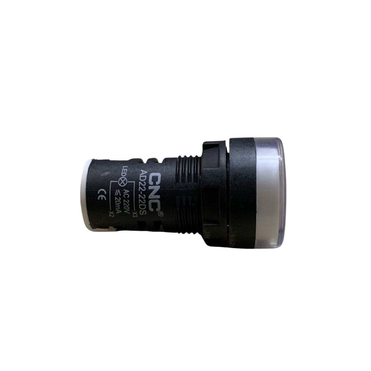 Luz Piloto Led Blanco 220VAC 22mm - Vista 3