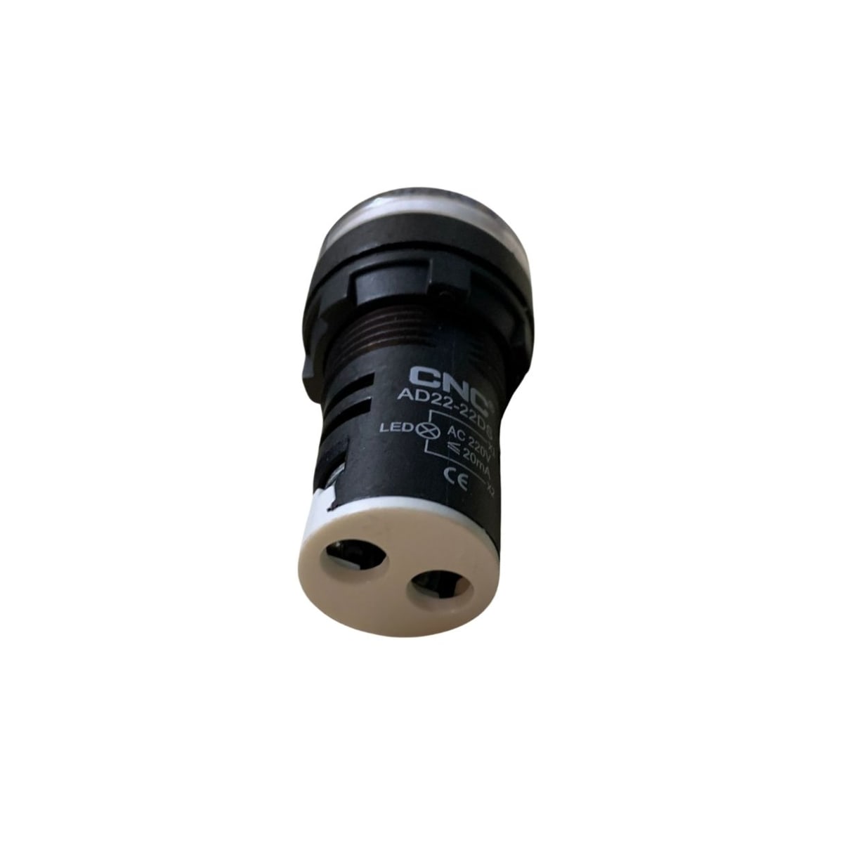 Luz Piloto Led Blanco 220VAC 22mm4