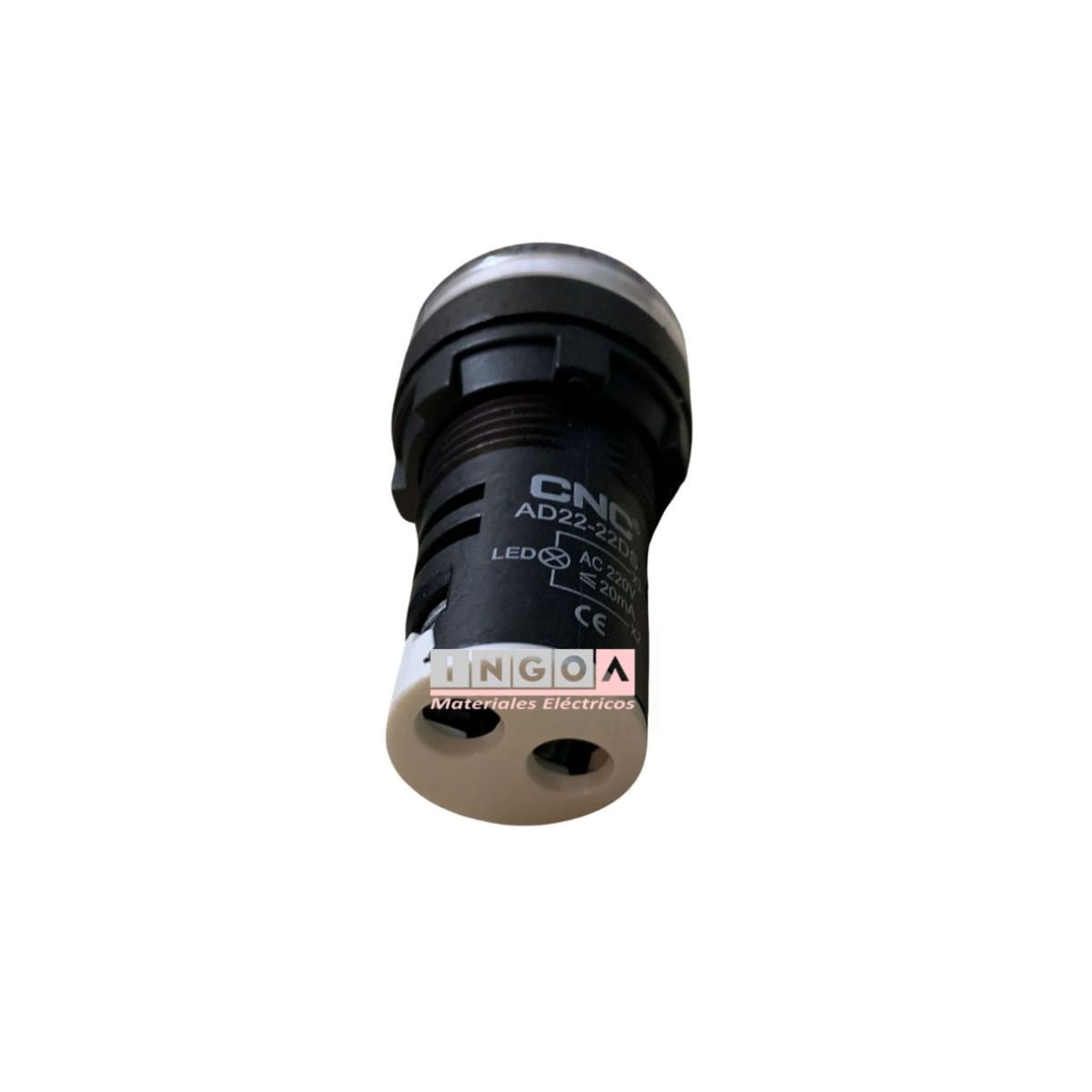 Luz Piloto Led Blanco 220VAC 22mm - Vista 7