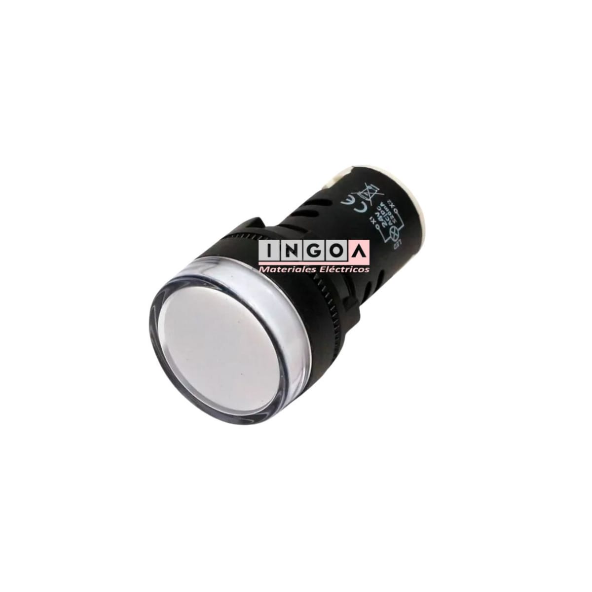 Luz Piloto Led Blanco 220VAC 22mm - Vista 8