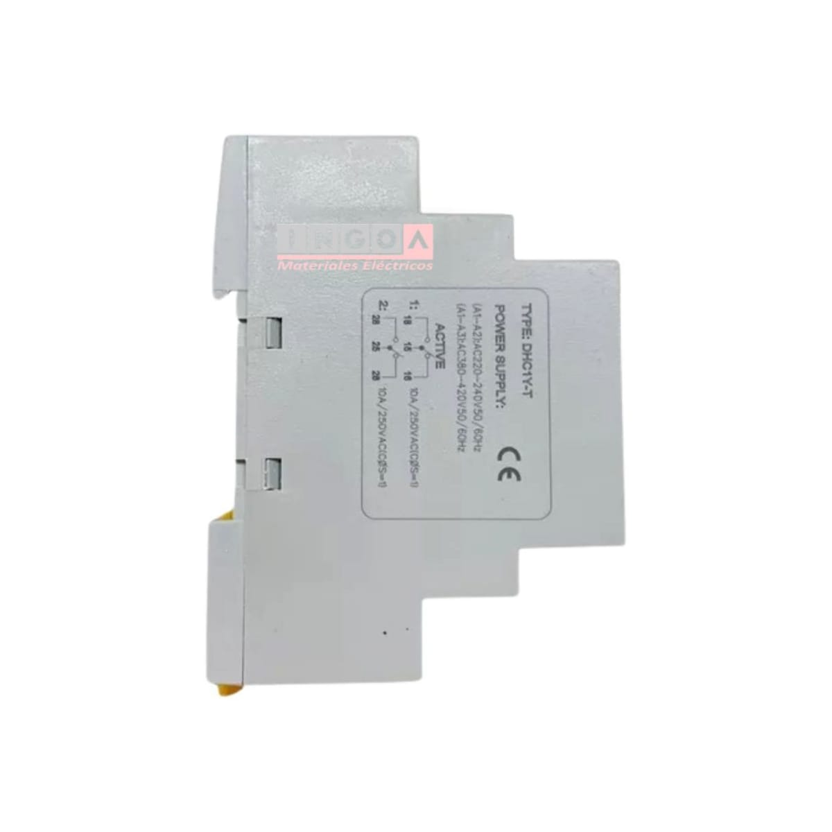 Rele de Alternancia Rele Ciclico para Motores/Bombas 2NO/2NC 230V - 400V - Vista 3