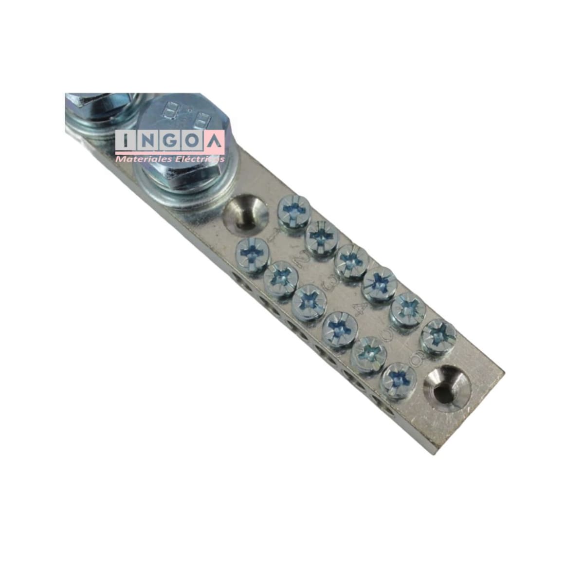 Barra Terminal Bronce Estañada Doble (2x6) 12 puntos4