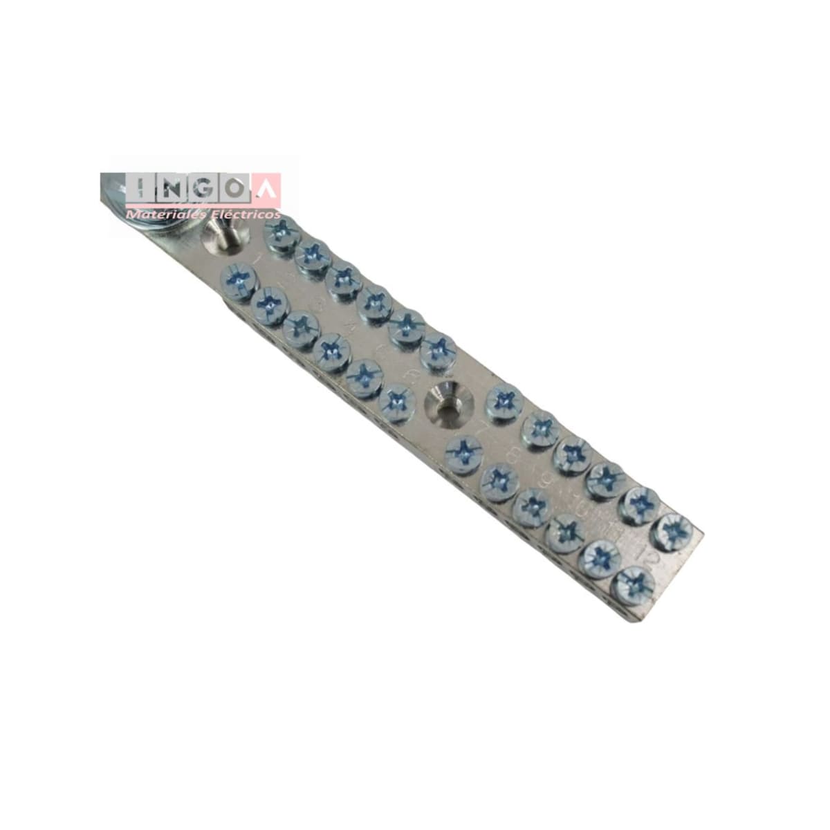 Barra Terminal Bronce Estañada Doble (2x12) 24 puntos - Vista 4