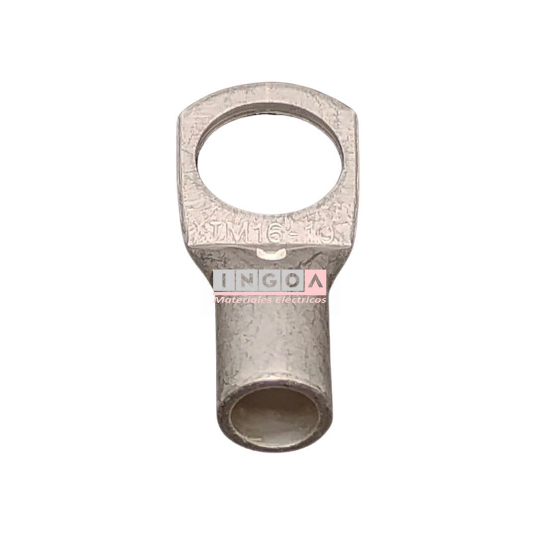 Terminal De Compresion Estandar 16mm2 (6 AWG) OJO 10MM4