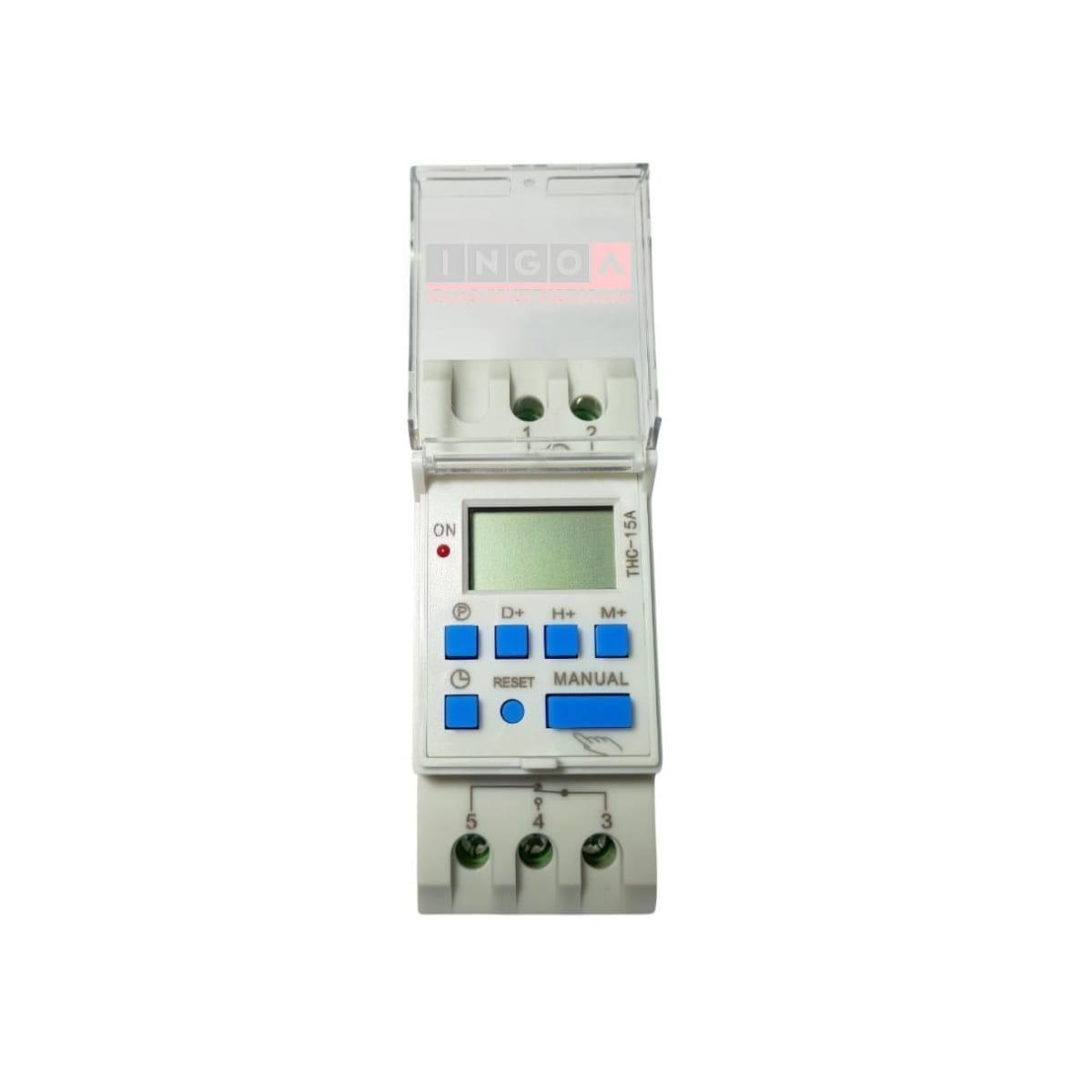 Timer Interruptor Digital 15A 220V Reserva de Func. de 150 Hrs6