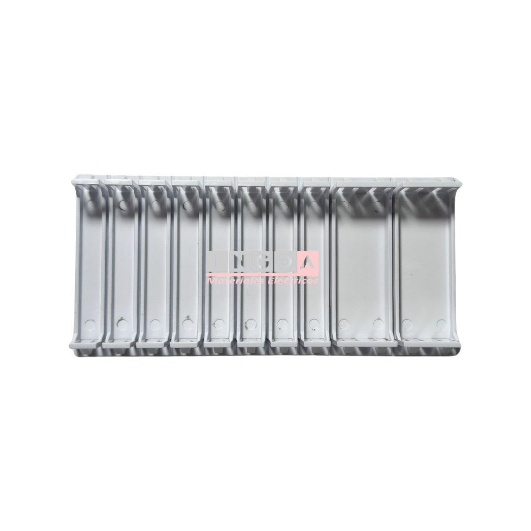 Falso Polo para Gabinete 6 Modulos Color Gris (Ral 7035)3
