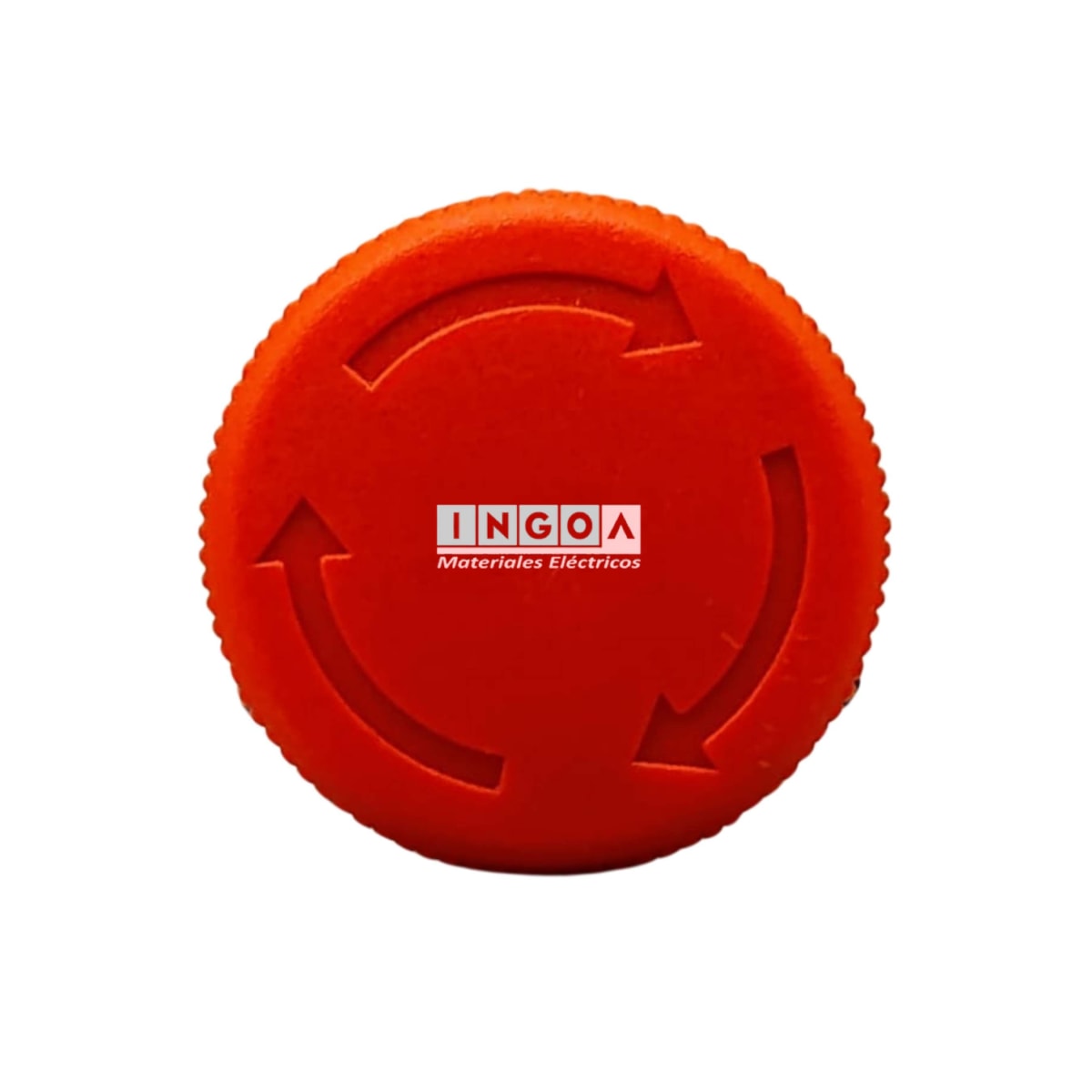 Pulsador Parada de Emergencia Con Retención 22MM 1NC Hongo 40MM - Vista 3