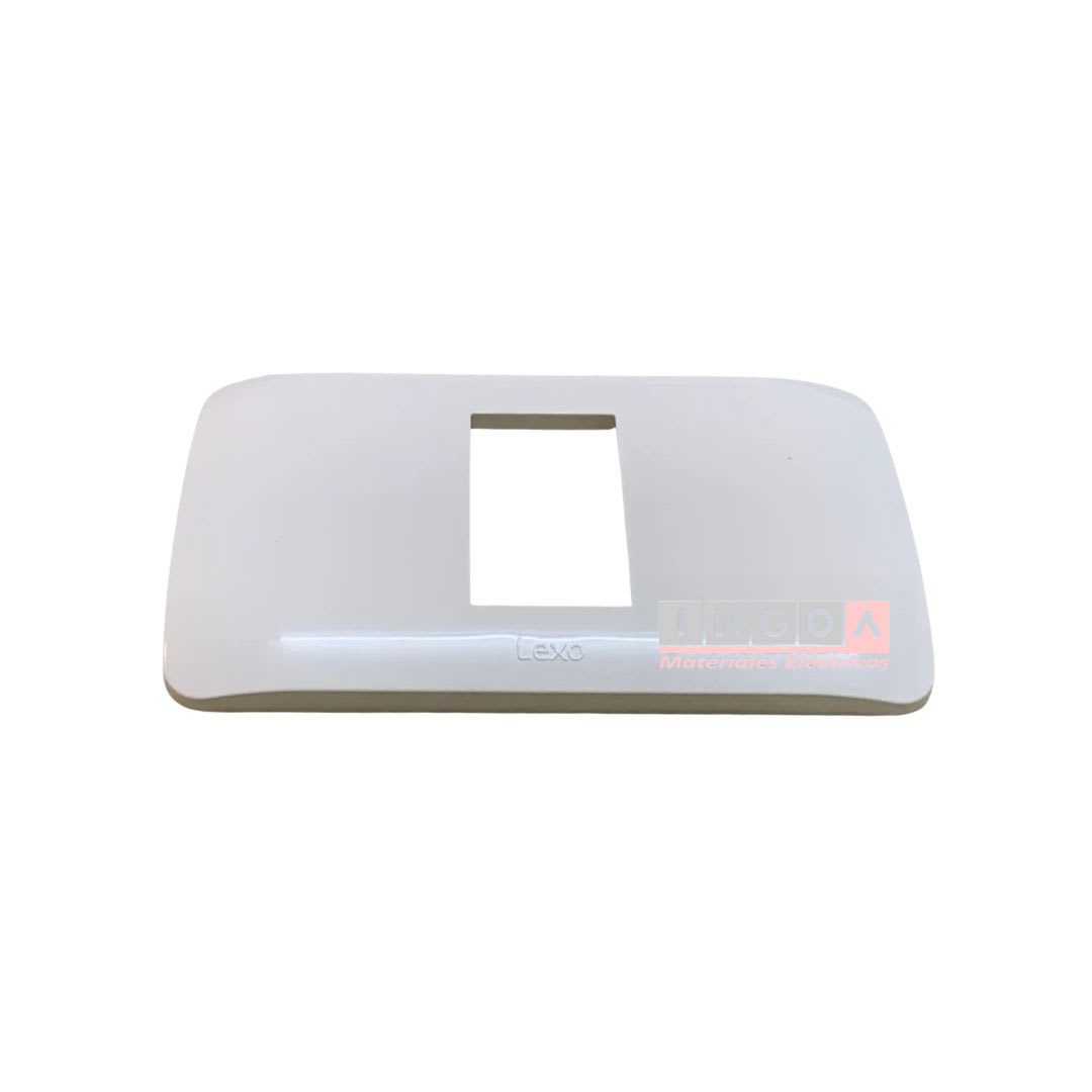Placa Tapa 1 Modulo Color Blanco - Lexo2