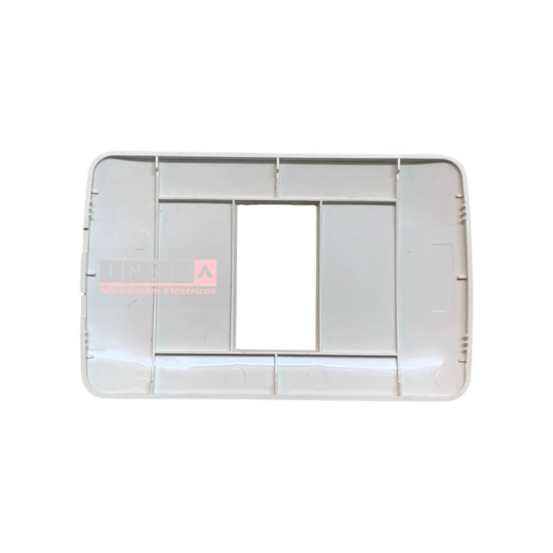 Placa Tapa 1 Modulo Color Blanco - Lexo3