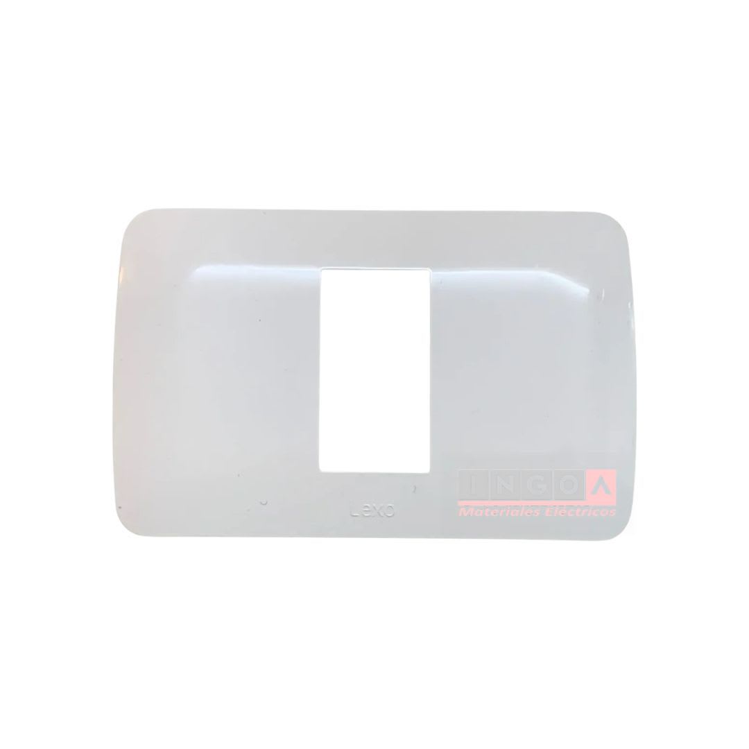 Placa Tapa 1 Modulo Color Blanco - Lexo4