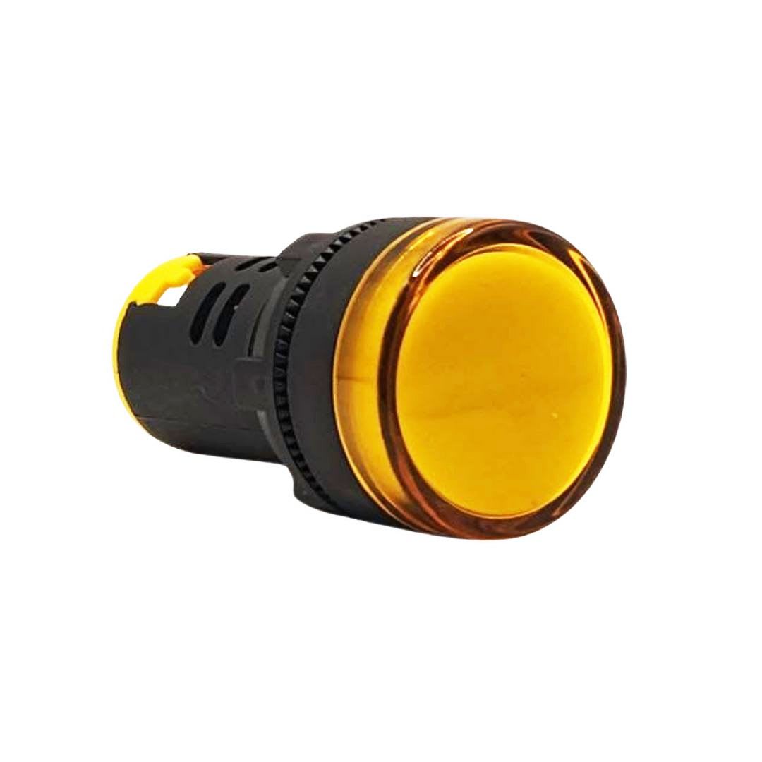 Luz Piloto Led Amarillo 220VAC 22mm 0