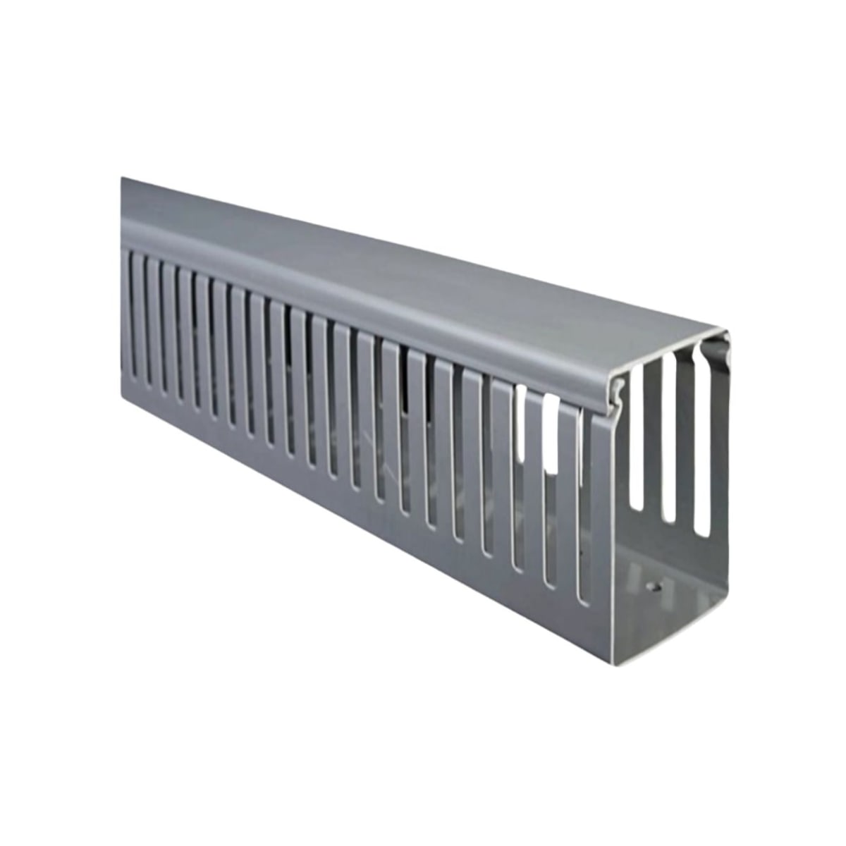 Canaleta 50x80mmx2mt Ranurada Gris 0