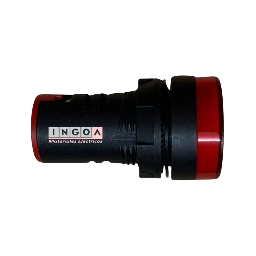 Luz Piloto Led Rojo 110VAC/DC 22mm3