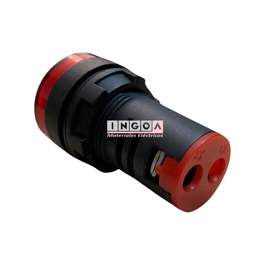 Luz Piloto Led Rojo 110VAC/DC 22mm4