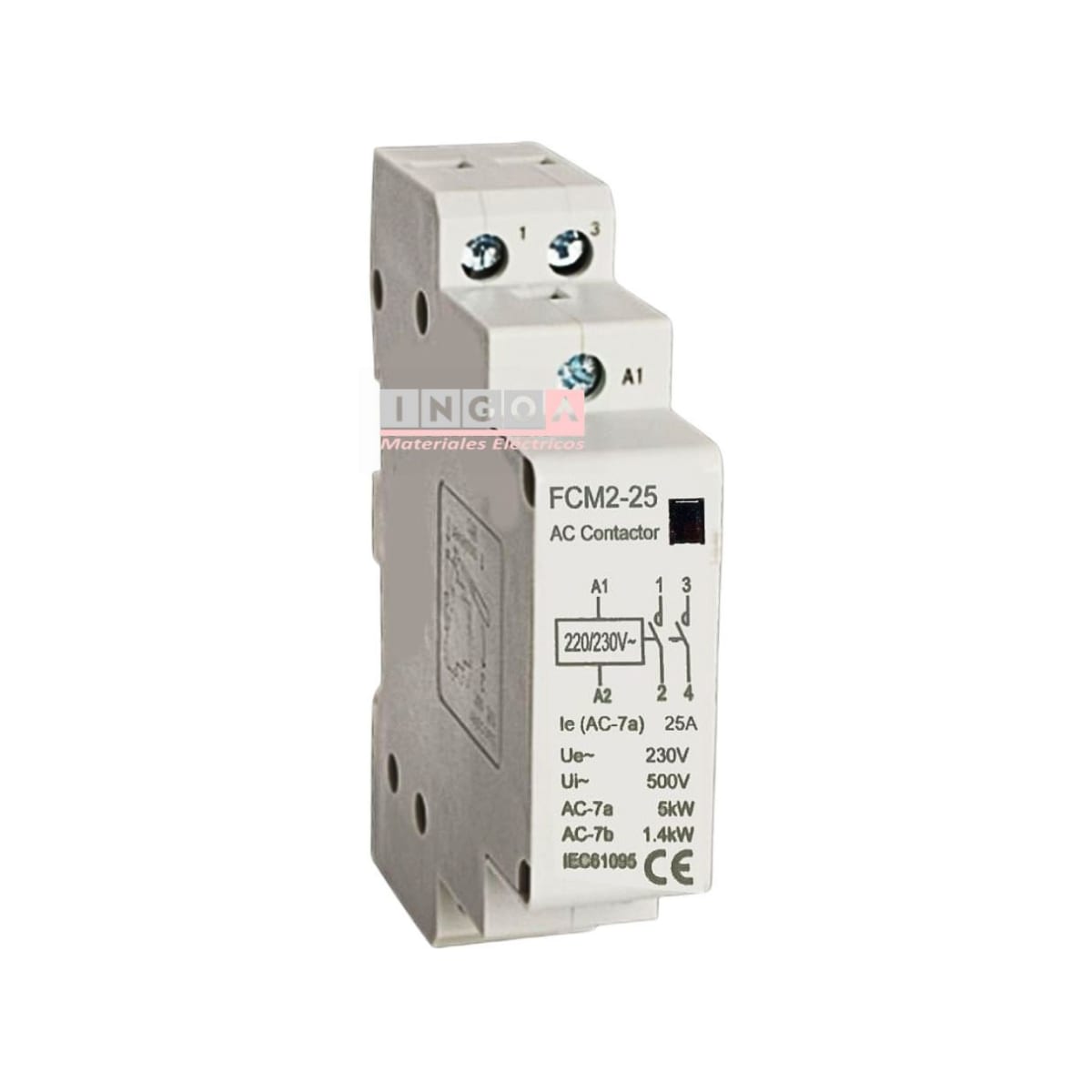 Contactor Modular 25A 2NO Bobina 220V3