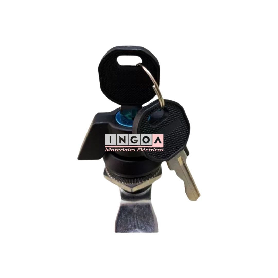 Chapa Metálica Con Manilla y Doble Llave2