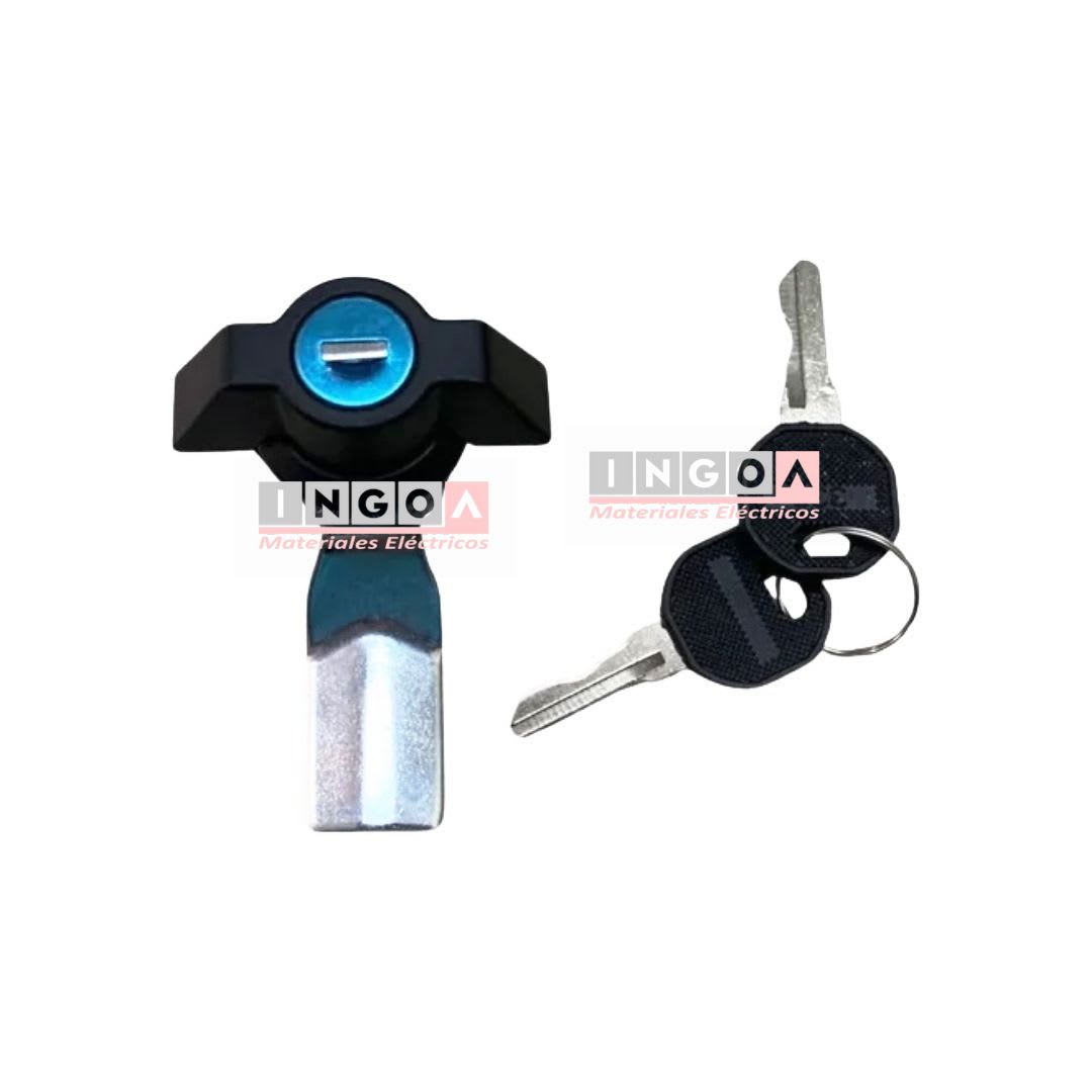 Chapa Metálica Con Manilla y Doble Llave3