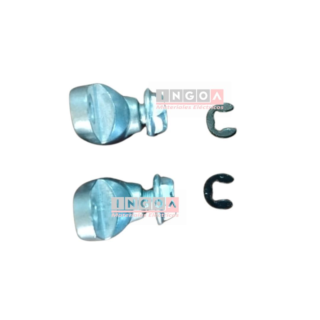 Kit Españoleta 2Un de Varilla Redonda con Roldana, Adapatadores y Guías de Poliamida7