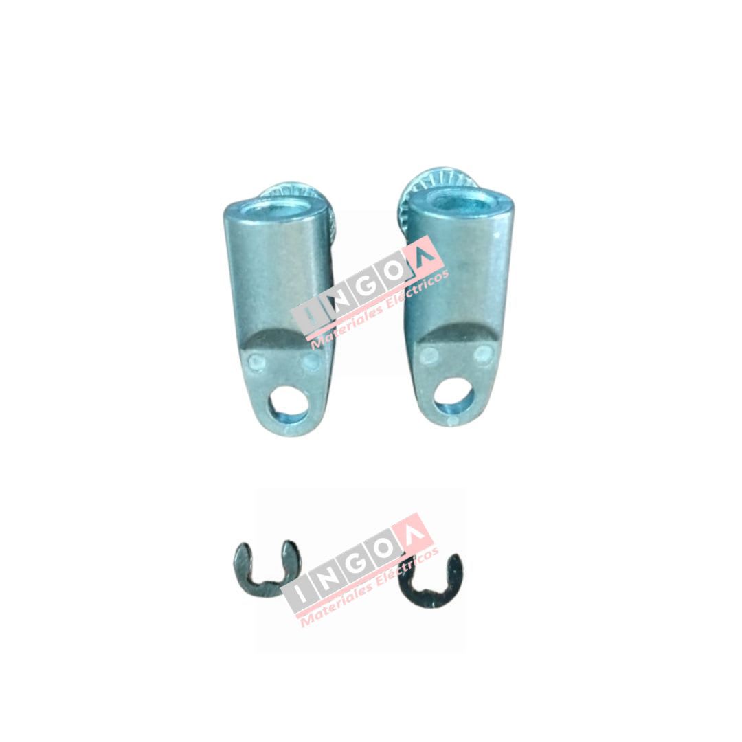 Kit Españoleta 2Un de Varilla Redonda con Roldana, Adapatadores y Guías de Poliamida9