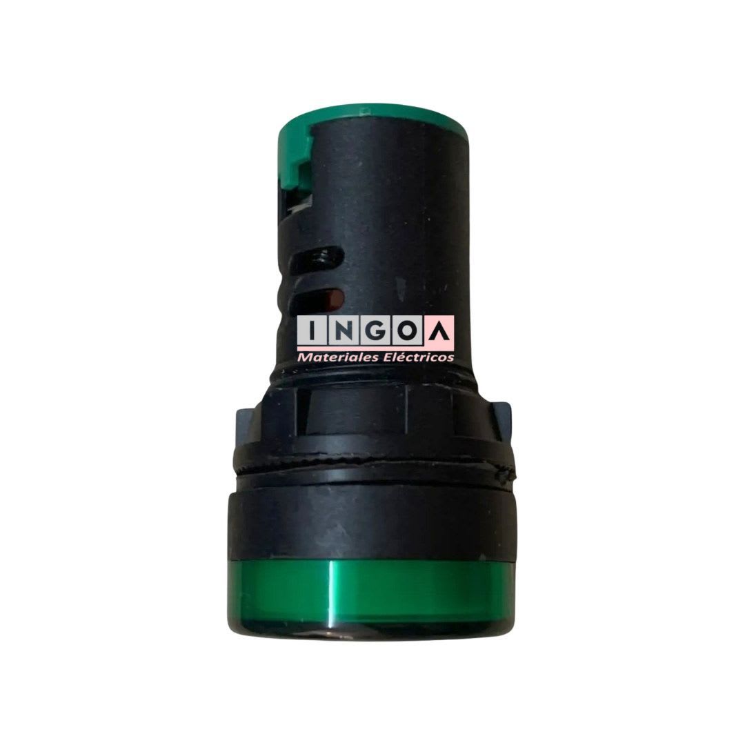Luz Piloto Led Verde 110VAC/DC 22mm3