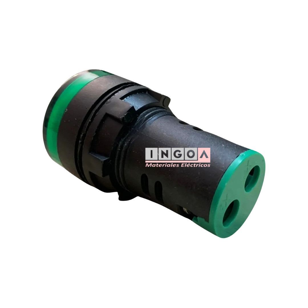 Luz Piloto Led Verde 110VAC/DC 22mm4