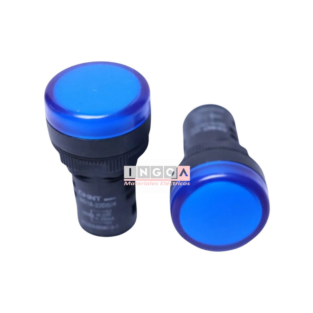 Luz Piloto Led Azul 110VAC/DC 22mm3